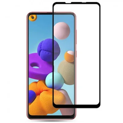 Захисне скло для Samsung Galaxy A31 SM-315 Black, 0.3мм, 4D ARC, Люкс (Z15257)