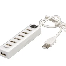 Концентратор USB 2.0 Frime 7хUSB2.0 White (FH-20041)