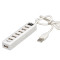 Концентратор USB 2.0 Frime 7хUSB2.0 White (FH-20041)