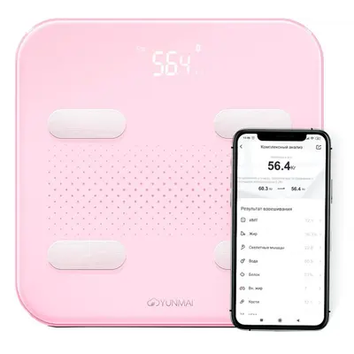 Ваги підлогові Yunmai S Smart Scale Pink (M1805CH-PNK)