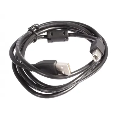 Кабель Cablexpert USB - USB Type-B V 2.0 (M/M), 1.8 м, феритовий фільтр, чорний (CCF-USB2-AMBM-6) Кабель Cablexpert USB - USB Type-B V 2.0 (M/M), 1.8 м, феритовий фільтр, чорний (CCF-USB2-AMBM-6)