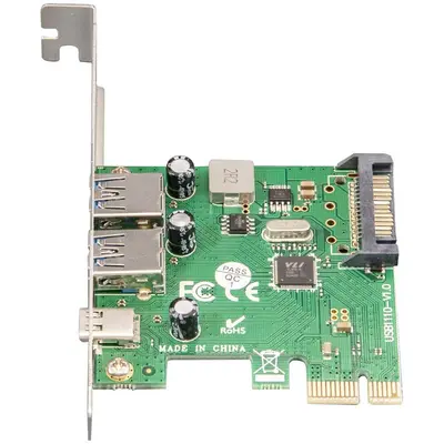 Контролер Frime NEC720202 (ECF-PCIEtoUSB007.LP) PCI-E-2xUSB3.0+USB3.0 Type-C Контролер Frime NEC720202 (ECF-PCIEtoUSB007.LP) PCI-E-2xUSB3.0+USB3.0 Type-C