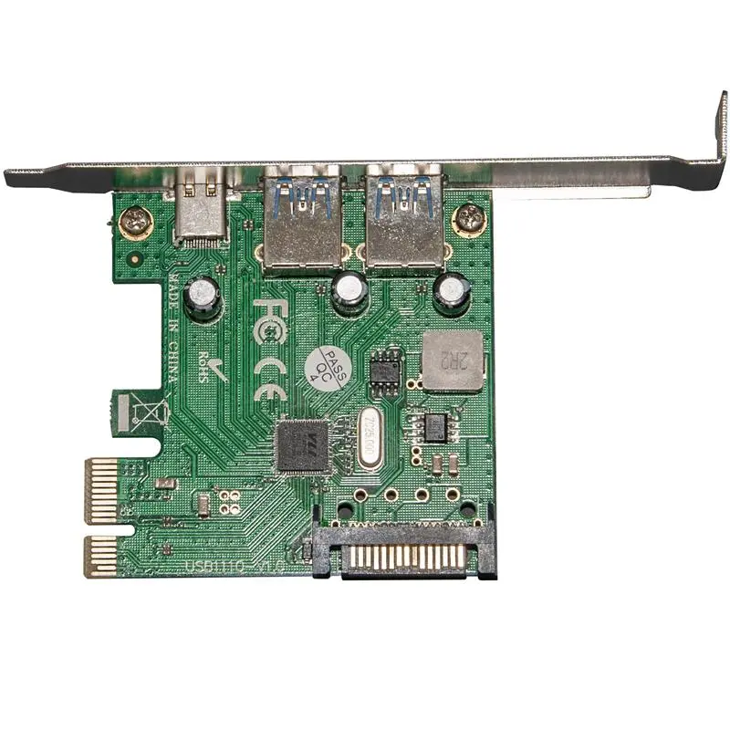 Контролер Frime NEC720202 (ECF-PCIEtoUSB007.LP) PCI-E-2xUSB3.0+USB3.0 Type-C Контролер Frime NEC720202 (ECF-PCIEtoUSB007.LP) PCI-E-2xUSB3.0+USB3.0 Type-C