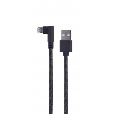Кабель Cablexpert USB - Lightning (M/M), 0.2 м, чорний (CC-USB2-AMLML-0.2M)
