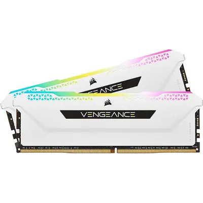 Модуль пам`ятi DDR4 2x16GB/3200 Corsair Vengeance RGB Pro SL White (CMH32GX4M2E3200C16W)