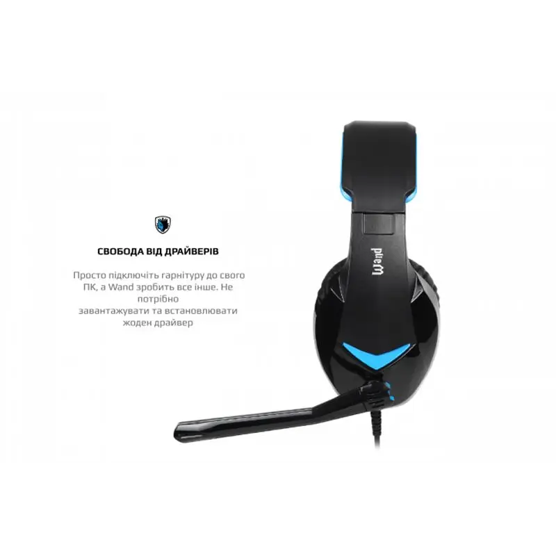 Гарнітура Sades SA-914 Wand Black/Blue LED (sa914bku) Гарнітура Sades SA-914 Wand Black/Blue LED (sa914bku)