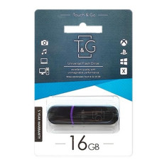 Флеш-накопичувач USB 16GB T&G 012 Classic Series Black (TG012-16GBBK)