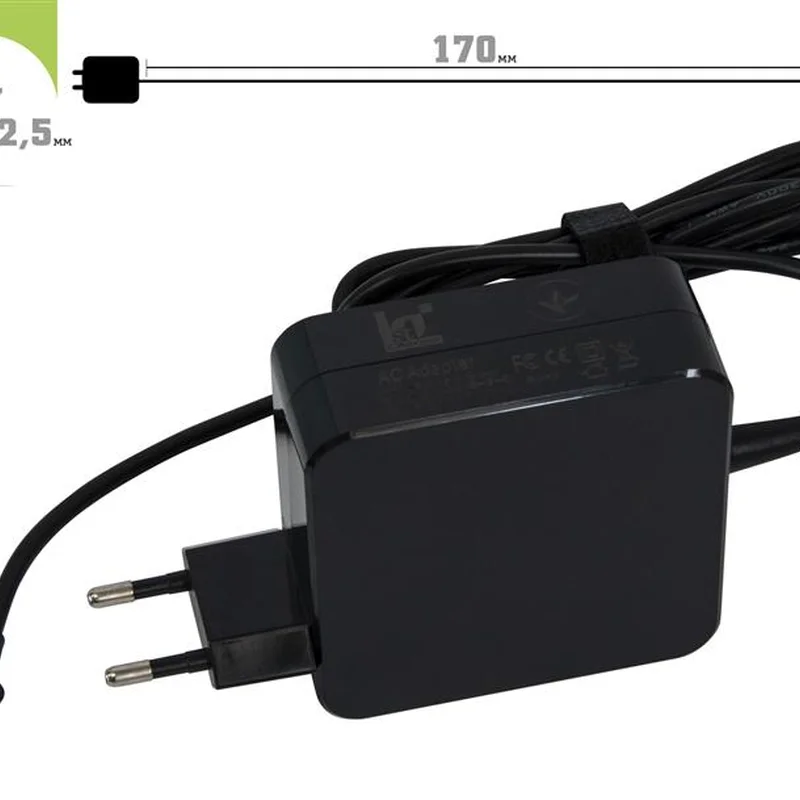Блок живлення 1StCharger для ноутбука Acer, Asus 19V 65W 3.42A 5.5х2.5мм Wall Mount (WM1ST19V65W5525)