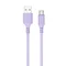 Кабель ColorWay USB - USB Type-C (M/M), soft silicone, 2.4 А, 1 м, Purple (CW-CBUC044-PU)
