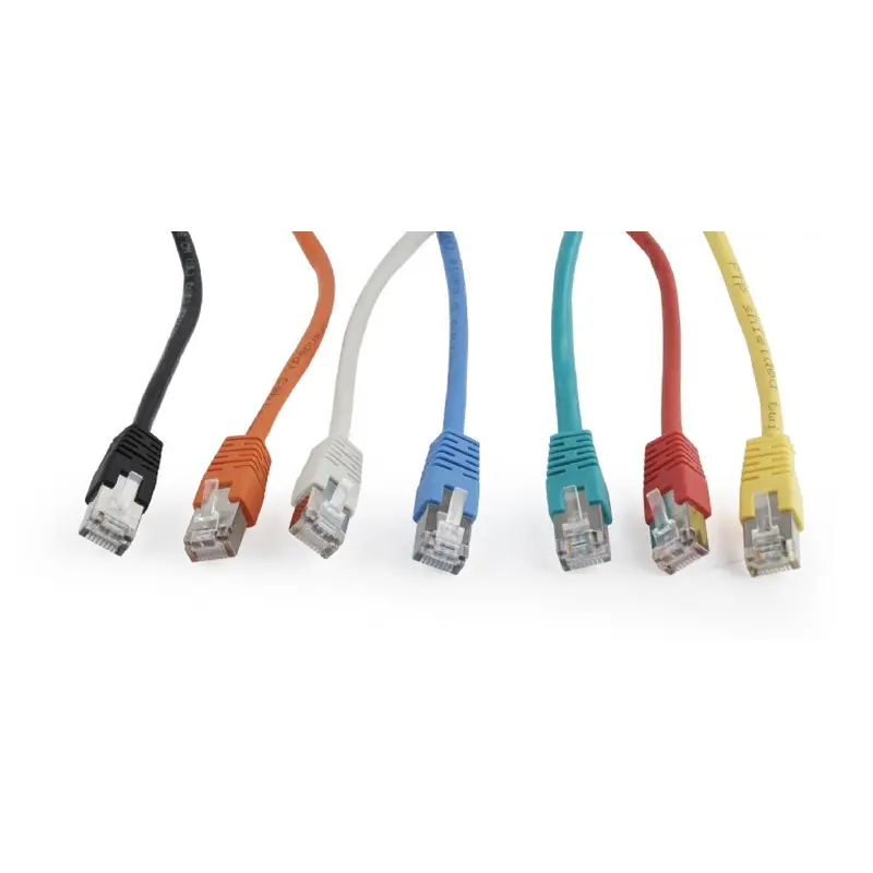 Патч-корд FTP Cablexpert (PP22-0.5M/O) cat.5Е, литий, 50u штекер із засувкою, 0.5м, помаранчевий Патч-корд FTP Cablexpert (PP22-0.5M/O) cat.5Е, литий, 50u штекер із засувкою, 0.5м, помаранчевий
