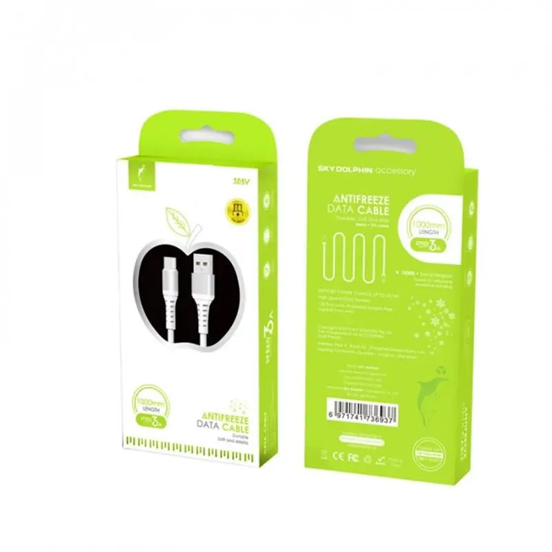 Кабель SkyDolphin S05V TPE Frost Line USB - micro USB (M/M), 1 м, White (USB-000552) Кабель SkyDolphin S05V TPE Frost Line USB - micro USB (M/M), 1 м, White (USB-000552)