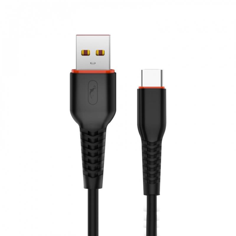 Кабель SkyDolphin S54T Soft USB - USB Type-C (M/M), 1 м, Black (USB-000430)