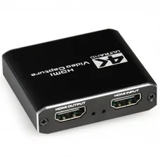 Адаптер Cablexpert HDMI - HDMI+USB+3.5 мм (F/F), Black (UHG-4K2-01)