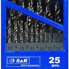 Набір свердл по металу S&R Meister (108809250) 25шт