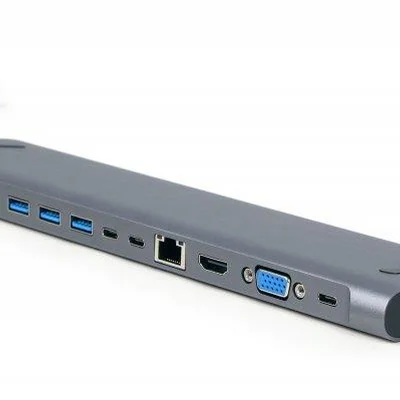Док-станція Type-C Cablexpert (A-CM-COMBO9-01)