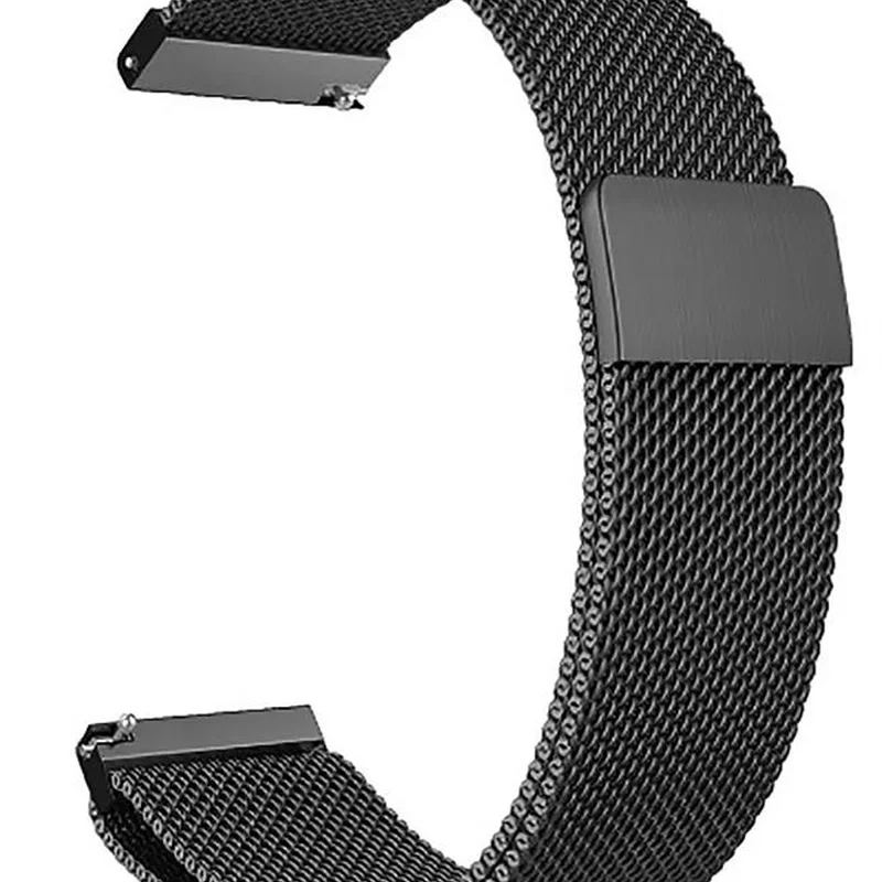 Ремінець BeCover Milanese Style для Xiaomi Amazfit Bip (20mm) Lite/Bip S Lite/GTR 42mm/GTS/TicWatch S2/TicWatch E/GTS 3/GTS 2 mini Gray (707681)
