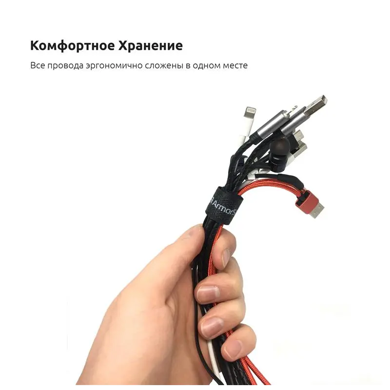 Органайзер для кабеля Armorstandart Smart Home-3 9 шт. (3PS + 3LV + 3 RewBK) (ARM58665) Органайзер для кабеля Armorstandart Smart Home-3 9 шт. (3PS + 3LV + 3 RewBK) (ARM58665)