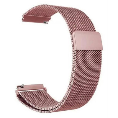 Ремінець BeCover Milanese Style для Amazfit Stratos (22mm)/Stratos 2/2S/3/Amazfit GTR 2/Amazfit GTR 47mm/Amazfit GTR Lite 47mm/Amazfit Nexo/Amazfit Pace/Amazfit GTR 3 Pro Red Wine (707733)