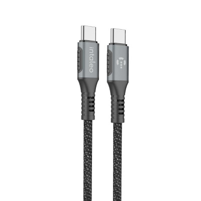 Кабель Intaleo CBGPD60WTT1 USB Type-C-USB Type-C 1.2м Grey (1283126518096)