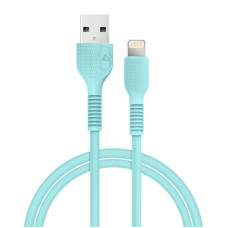 Кабель ACCLAB AL-CBCOLOR-L1MT USB - Lightning (M/M), 1.2 м, Mint (1283126518195)