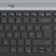 Комплект (клавіатура, мишка) бездротовий Logitech MK470 Graphite USB (920-009204)