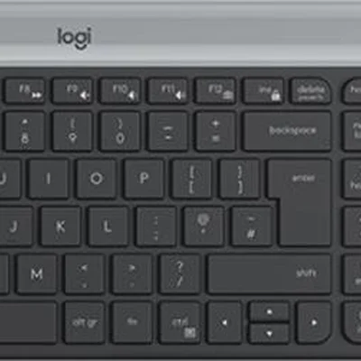 Комплект (клавіатура, мишка) бездротовий Logitech MK470 Graphite USB (920-009204)