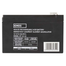 Акумуляторна батарея Emos B9656 12V 12AH (FAST.6.3 MM) AGM