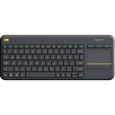 Клавіатура бездротова Logitech K400 Plus Black (920-007145)