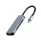 Концентратор USB Type-C Cablexpert 1xUSB3.0, 3хUSB2.0, метал, Grey (UHB-CM-U3P1U2P3-01)