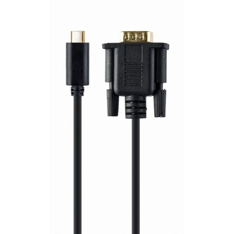 Кабель Cablexpert USB Type-C - VGA (M/M), 2 м, чорний (A-CM-VGAM-01) Кабель Cablexpert USB Type-C - VGA (M/M), 2 м, чорний (A-CM-VGAM-01)