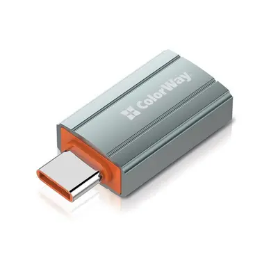 Адаптер Colorway USB - USB Type-C V 3.0 (F/M) Gray (CW-AD-AC) Адаптер Colorway USB - USB Type-C V 3.0 (F/M) Gray (CW-AD-AC)
