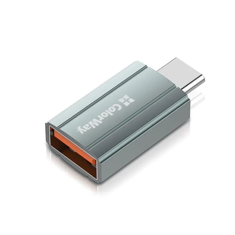 Адаптер Colorway USB - USB Type-C V 3.0 (F/M) Gray (CW-AD-AC) Адаптер Colorway USB - USB Type-C V 3.0 (F/M) Gray (CW-AD-AC)