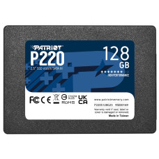 Накопичувач SSD 128GB Patriot P220 2.5" SATAIII TLC (P220S128G25)