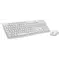 Комплект (клавiатура, миша) бездротовий Logitech MK295 Combo White USB (920-009824)