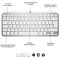 Клавіатура бездротова Logitech MX Keys Mini For Mac Minimalist Wireless Illuminated Pale Grey (920-010526)