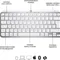 Клавіатура бездротова Logitech MX Keys Mini For Mac Minimalist Wireless Illuminated Pale Grey (920-010526)