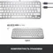 Клавіатура бездротова Logitech MX Keys Mini For Mac Minimalist Wireless Illuminated Pale Grey (920-010526)
