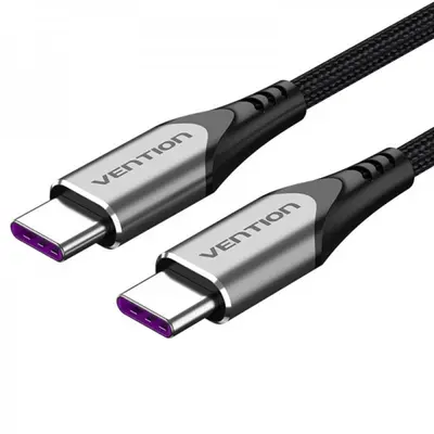 Кабель Vention USB Type-C - USB Type-C (M/M), 2 м, Black (TAEHH) Кабель Vention USB Type-C - USB Type-C (M/M), 2 м, Black (TAEHH)