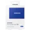 Накопичувач зовнішній SSD 2.5" USB 500GB Samsung T7 Indigo Blue (MU-PC500H/WW)
