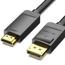 Кабель Vention DisplayPort - HDMI (M/M), 2 м, Black (HAGBH)