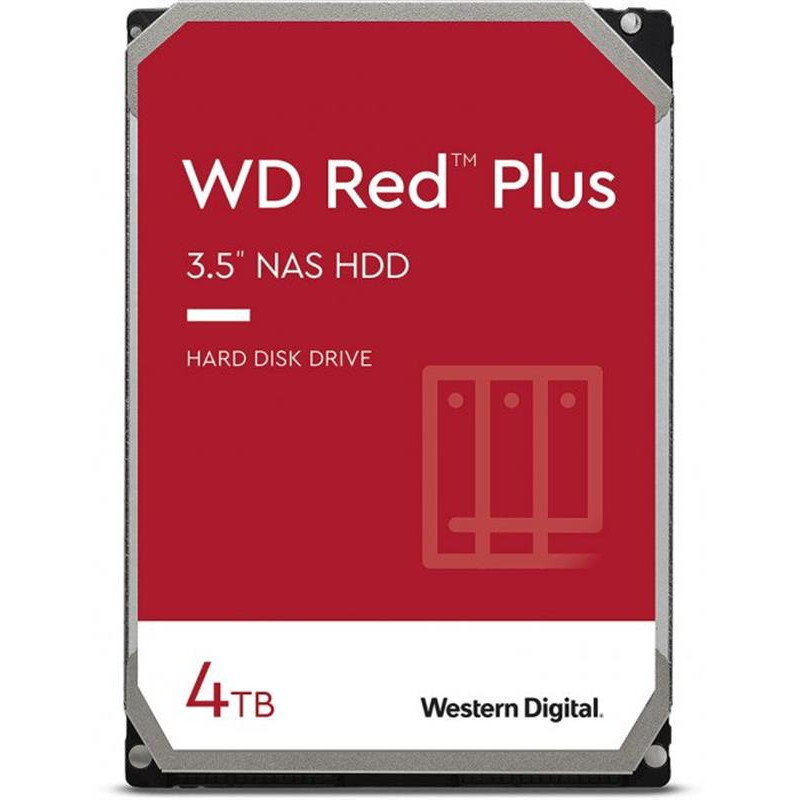 Накопичувач HDD SATA 4.0TB WD Red Plus 5400rpm 256MB (WD40EFPX)