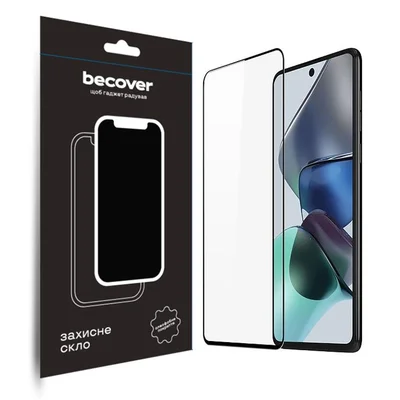 Захисне скло BeCover для Motorola Moto G13/G23/G53 Black (708844)