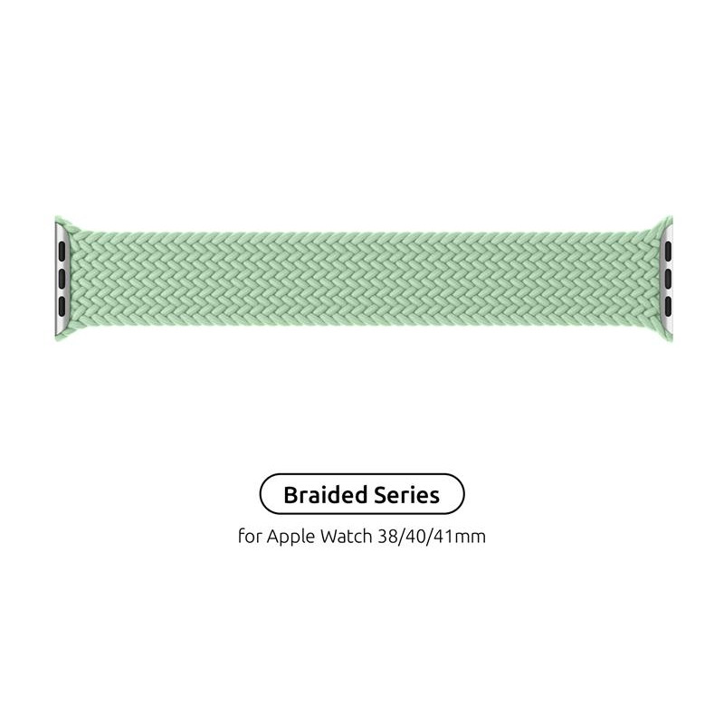 Ремінець Armorstandart Braided Solo Loop для Apple Watch 38mm/40mm/41mm Mint Size 2 (120 mm) (ARM64900)