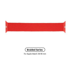 Ремінець Armorstandart Braided Solo Loop для Apple Watch 38mm/40mm/41mm Red Size 2 (120 mm) (ARM58069)