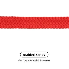 Ремінець Armorstandart Braided Solo Loop для Apple Watch 38mm/40mm/41mm Red Size 2 (120 mm) (ARM58069)