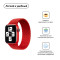 Ремінець Armorstandart Braided Solo Loop для Apple Watch 38mm/40mm/41mm Red Size 2 (120 mm) (ARM58069)