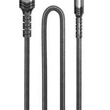 Аудіо-кабель SkyDolphin SR29 3.5 мм - USB Type-C (M/M), 1 м, Black (AUX-000076)