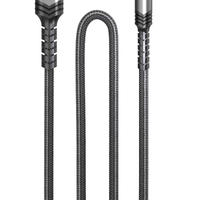 Аудіо-кабель SkyDolphin SR29 3.5 мм - USB Type-C (M/M), 1 м, Black (AUX-000076)