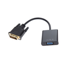 Перехідник Atcom DVI - VGA (M/F), Dual Link, 0.1 м, Black (9214)