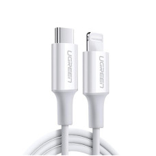 Кабель Ugreen US171 USB Type-C - Lightning (M/M), 1.5 м, White (60748)